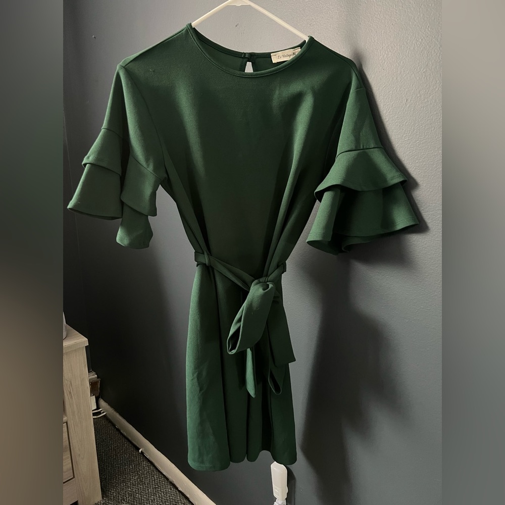 Green dress size small